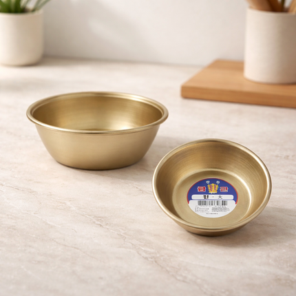 Aluminum Makgeolli Bowl Cup (Large, No Handle) – Made in Korea