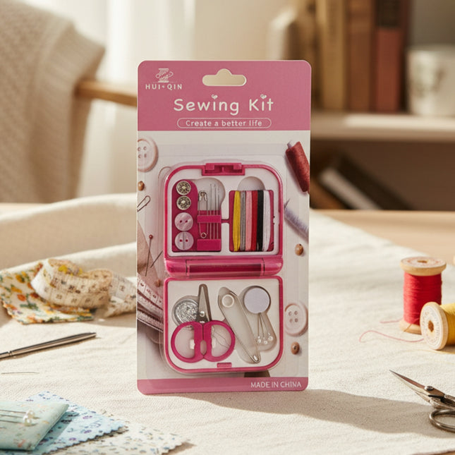 21pc Compact Sewing Kit - Portable Repair Set