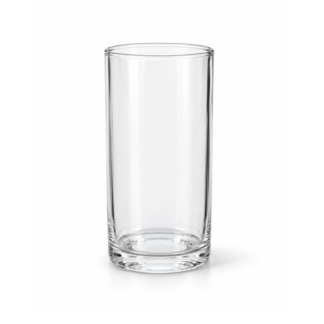 Slim 8.7 oz Clear Drinking Glass - Classic Compact Tumbler - Made in Thailand