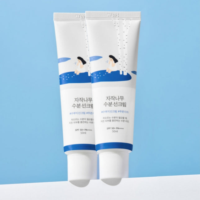 ROUND LAB Birch Juice Moisturizing Sunscreen SPF45 Broad Spectrum – Hydrating Daily UV Protection (50ml / 1.69 fl oz) - Made in Korea