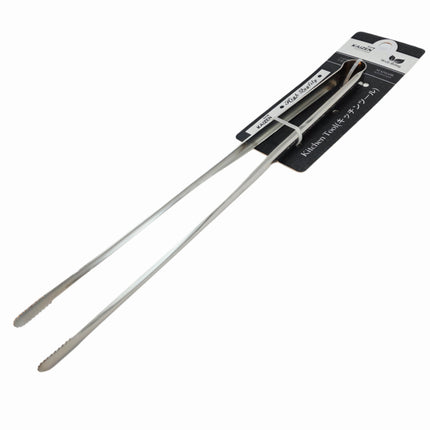 Kaizen Stainless Steel Thin Steak Tongs - Precision Kitchen Serving Tongs - 3 Sizes