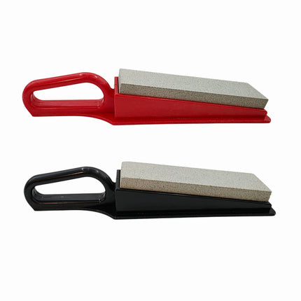 Samduk Handy Knife Sharpener 10.25" Long (2 Colors) - Diamond & Stone Abrasive Sharpening Paddle - Knife Sharpening Whetstone - Designed in Korea, Made in Vietnam