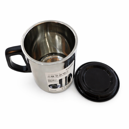 Kaizen Stainless Steel Vacuum Mug with Lid (2 Sizes) - 3 Layer Insulated Mug