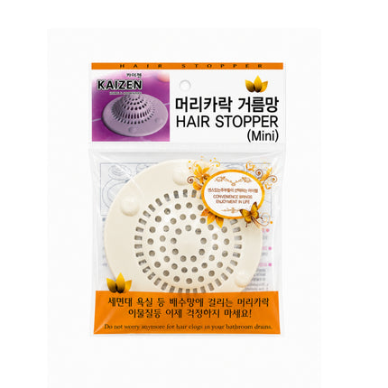 Kaizen Flexible Hair & Debris Catcher for Bathtub, Shower, Sink & Other Drains - 3 Size Options