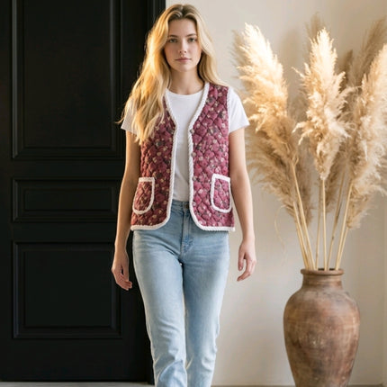 Korean Quilted Kimjang Grandma Vest (3 Designs)