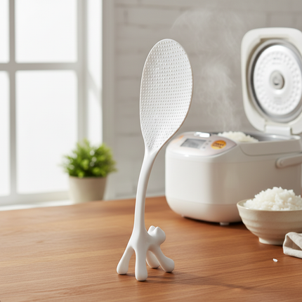 Cat Stand Rice Scoop/Spoon/Paddle - Made in Korea