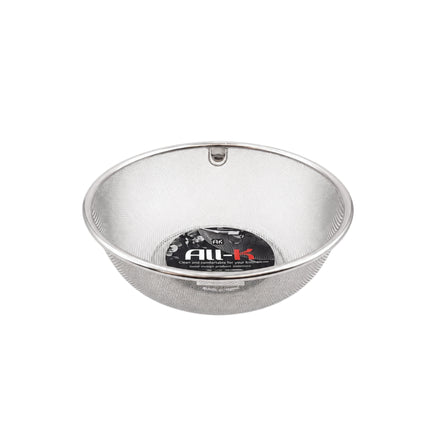 ALL-K Premium Stainless Steel Fine Durable Mesh Colander Basket – 5 Sizes - Made in Korea
