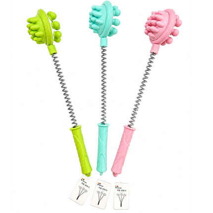 Home Art Spring Handheld Body Massager - 15" Long - Comes in 3 Colors