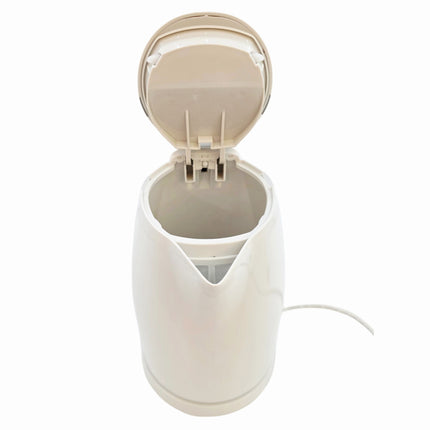 Kaizen 1.7L Electric Plastic Kettle with LED – Cordless Electric Kettle with 360° Rotating Power Base