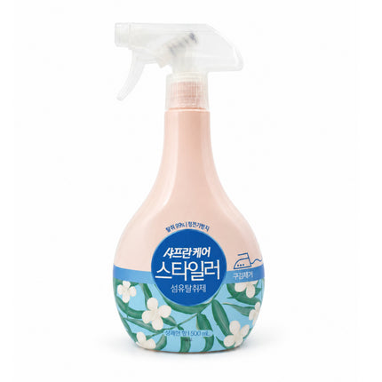 LG Safron Care Fabric Refresher Spray, 16.9 fl oz (500 mL) - Odor, Wrinkle & Static Control, Sweet Breeze or Soft Floral - Made in Korea