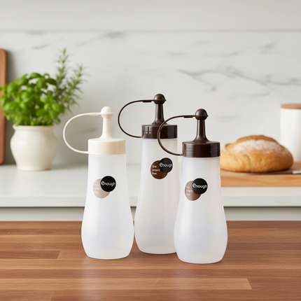 Plastic Sauce/Condiment Bottles - Made in Japan