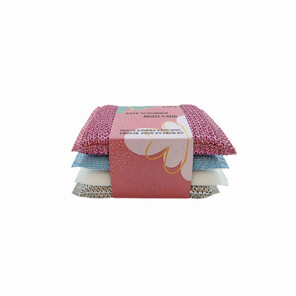 SungboCleamy "Save Scrubber" Sponges/Scrubbers - 4-Pack - Made in Korea