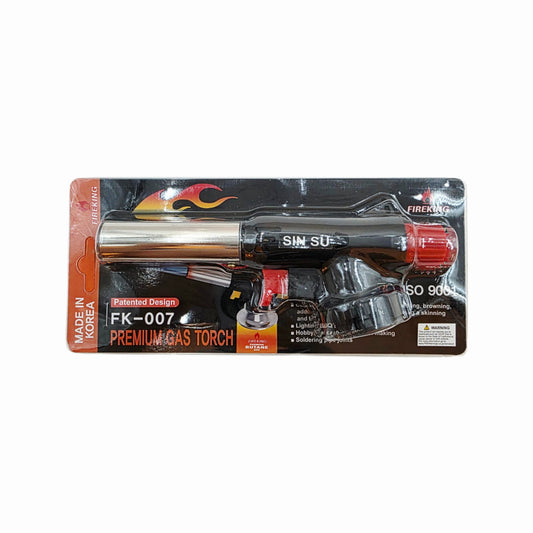"Fireking" FK-007 Premium Handheld Butane Gas Torch - Auto-ignition - Made in Korea