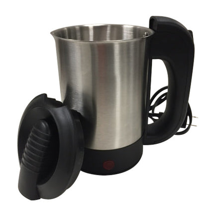 Narita Travel Electric Kettle (0.5L) – Dual Voltage 120V/240V – 1000W – Stainless Steel