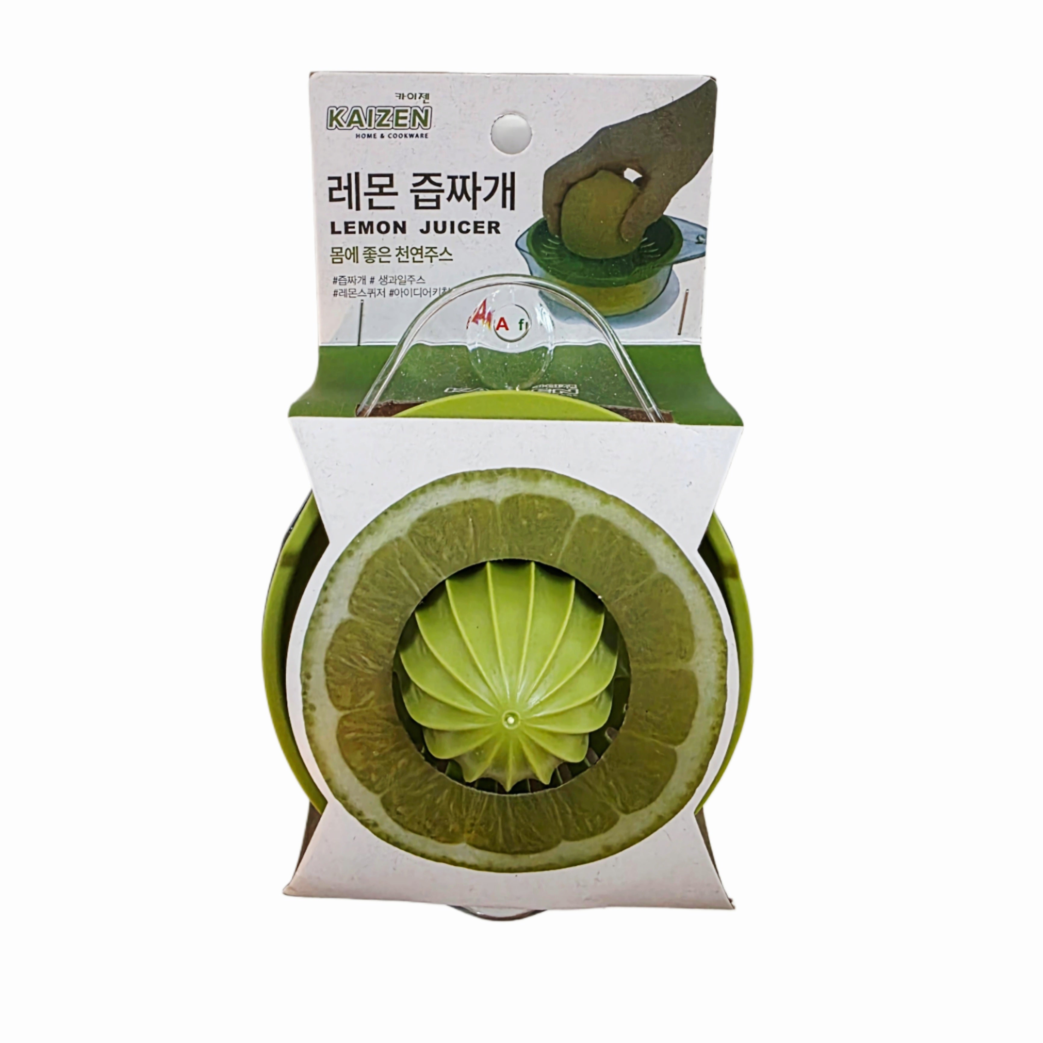 Manual Hand-Powered Lemon/Citrus Juicer W/ Detachable Juice Collecting Container