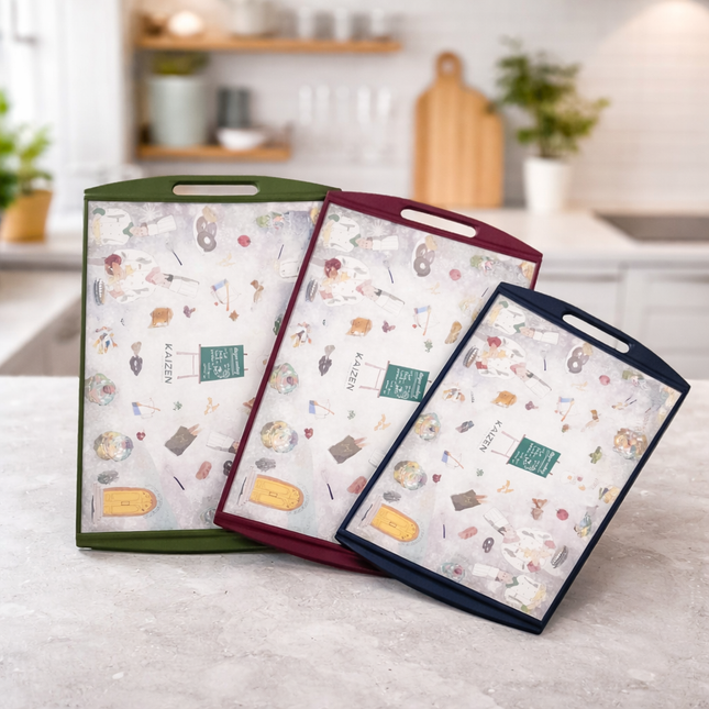 Kaizen Chef Cutting Boards (3 Sizes) – BPA-Free Kitchen Prep Boards – Made in Korea