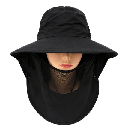 New Safari SunShield Lightweight Sun Hat – Wide Brim Sun Hat with Removable Mesh Face Shield & Dual-Layer Neck Guard, Adjustable Fit (3 Colors)