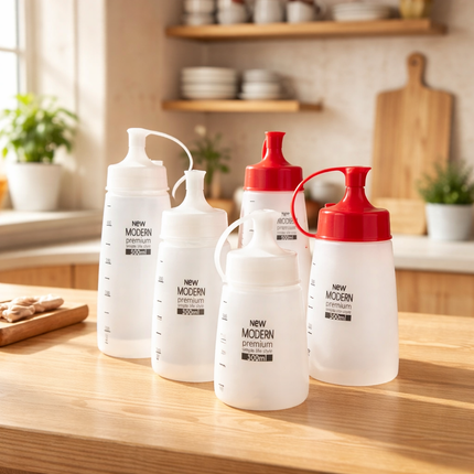 New Modern Premium Sauce Bottles - Made in Korea