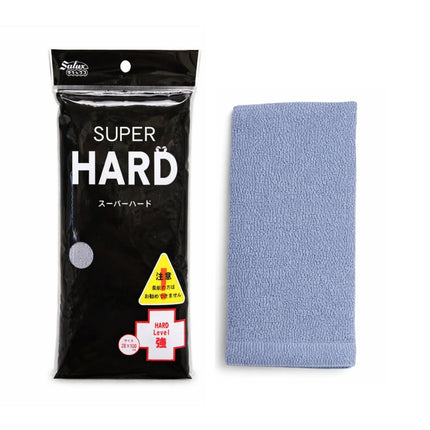 Salux Authentic Super Hard Exfoliating Bath Towel (11 x 39.4 in / 28 x 100 cm) - Wash Cloth / Skin Cloth - Made in Japan - Comes in 3 Colors