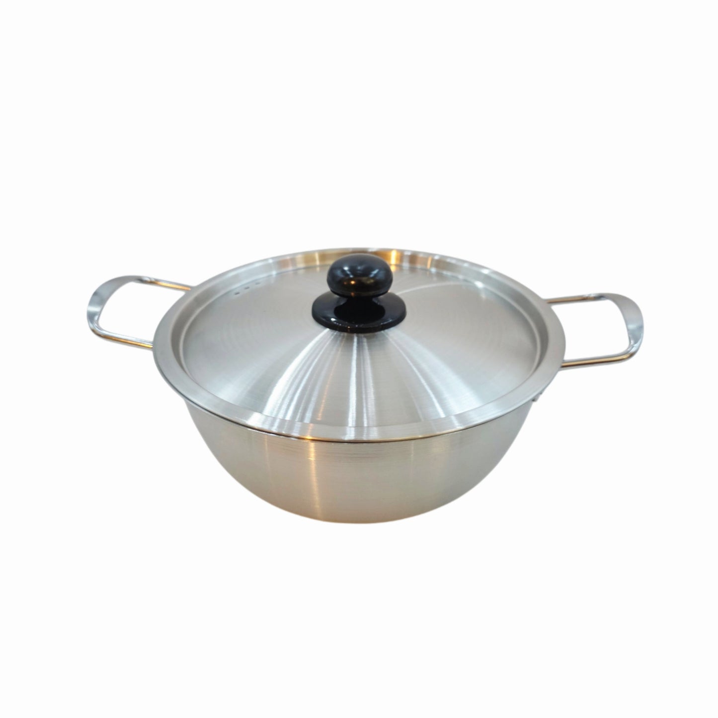 "Milan Care" Lotus Pots - Lightweight Stainless Steel Pots - 3 Sizes (18cm/7.1", 20cm/7.9", 24cm/9.4")