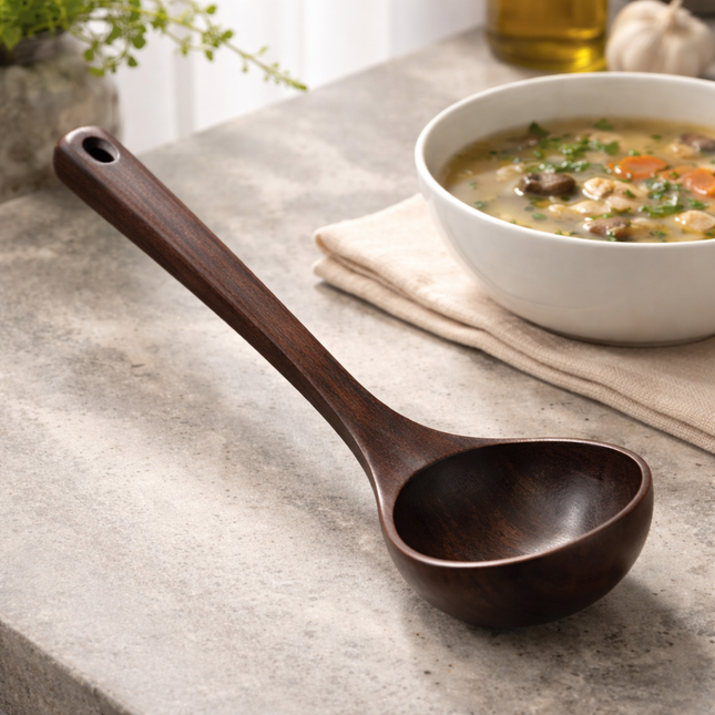 Dasom Natural Wooden 11" Soup Ladle
