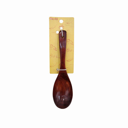 Dasom Solid Natural Wood Oval Ladles – Elongated Scoop Design (3 Sizes)
