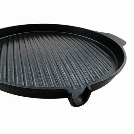 Verochic Round Korean Grill Pan 33cm (13") - Titanium MegaStone Coating - Made in Korea