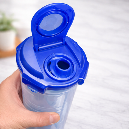 LocknLock Leakproof Drink Mixer Bottle with Mesh – 690ml Flip-Top - BPA-Free - Made in Vietnam