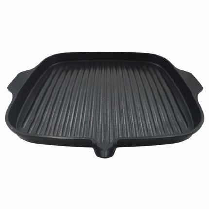 Verochic Square Korean Grill Pan 33 x 33cm (13" x 13") - Titanium MegaStone Coating - Made in Korea