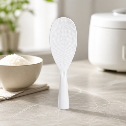 And House Standing Rice Paddle – Non-Stick Textured Surface, 9 in. – Made in Korea
