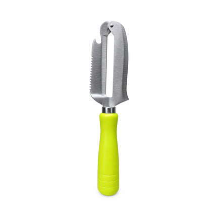 Multi-Function Serrated Peeler Knife - 8 Inches - Stainless Steel Prep Tool