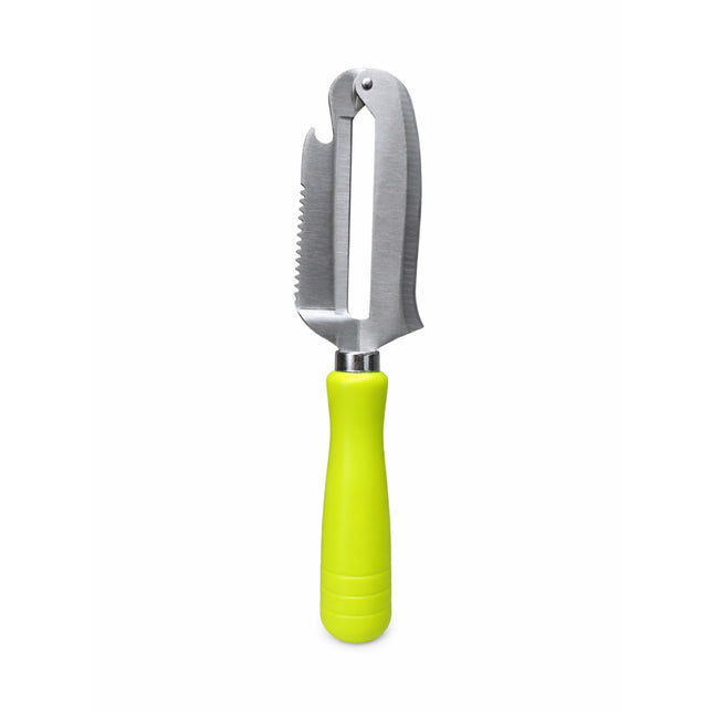 Multi-Function Serrated Peeler Knife - 8 Inches - Stainless Steel Prep Tool