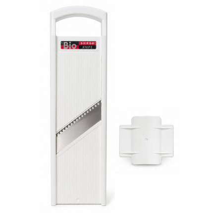 Bio Adjustable 3-Setting Vegetable Shredder & Julienne Slicer with Safety Holder - Made in Korea