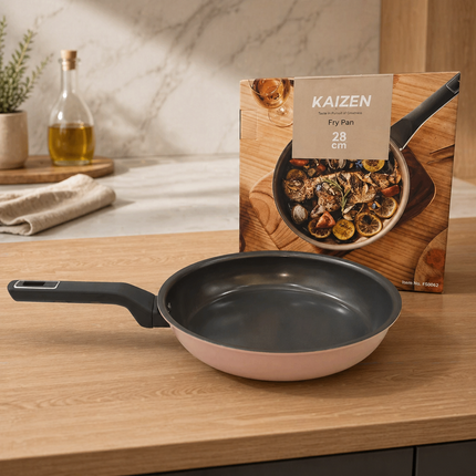 Tosco IH "Highborn" Premium Nonstick Ceramic Frying Pan by Kaizen – Induction, Gas, Electric, Halogen & Hot Plate Ready – Made in Korea – 3 Sizes: 8" (20 cm), 10.25" (26 cm) & 11" (28 cm)