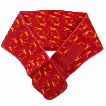 Dana Eun Red Ginseng Hot & Cold Therapy Waist Wrap - Removable Heat Pack with Velcro Straps - Approx. 46" Long - Made in Korea