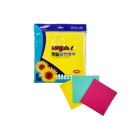 Luna Romance German Multi-Purpose Dish Cloths (3-pack) - Material from Germany, Made in Korea