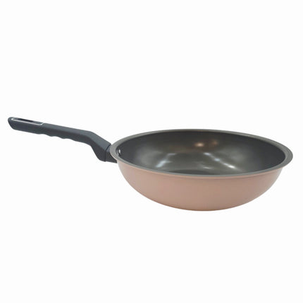 Tosco IH "Highborn" Premium Nonstick Ceramic 11" (28 cm) Wok Pan by Kaizen – Induction, Gas, Electric, Halogen & Hot Plate Ready – Made in Korea