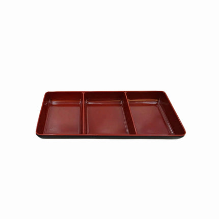Red & Black Melamine Sauce Dish and Serving Plate Series - 5 Styles