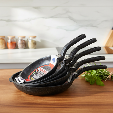 Ace Cook “Supr” 5-Layer Nano Marble Nonstick Frying Pan (6 Sizes) – Made in Korea