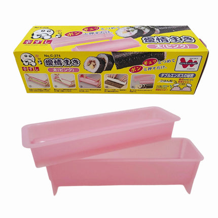 Japanese Futomaki Sushi Roll Gimbap Mold - Pink - Made in Japan