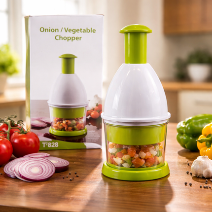 Onion and Vegetable Push-Top Chopper