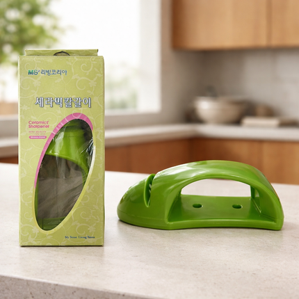 MS Living Korea Pull-Through Manual Knife Sharpener - Made in Korea