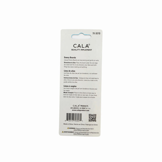 "Cala" Emery Boards (10-pack) for Nail Filing & Shaping