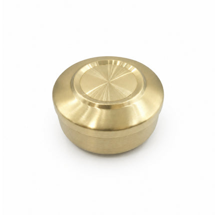 Traditional Korean Gold Titanium-Coated Stainless Steel Rice Bowl with Lid – Double-Wall Vacuum Insulated – 4.2" (10.7 cm)