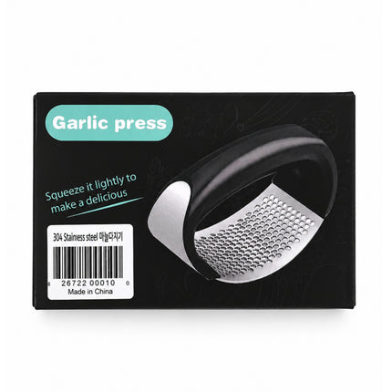 304 Stainless Steel Rolling Garlic Press – Ergonomic Handle – 4.25 in.