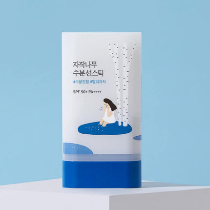 ROUND LAB Birch Juice Moisturizing UV Lock Sun Stick SPF50+ Broad Spectrum – Hydrating, Clear Finish Sunscreen (19g / 0.67 oz) - Made in Korea