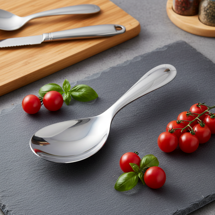 Kaizen Stainless Steel Rice Scoop/Spoon (Smooth) - Large Size