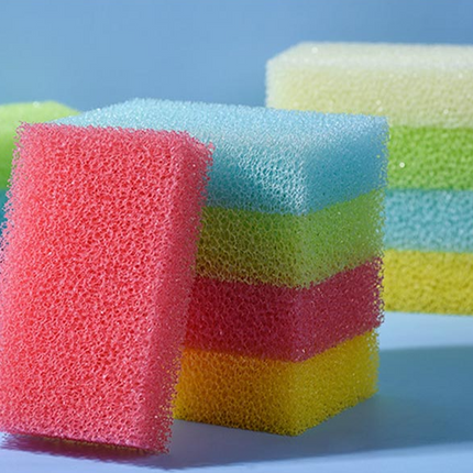 Dolphin New-Concept Filter Dish Sponge 2-Pack | Scratch-Free, Fast-Dry Mesh Cleaning Sponge/Scrubber