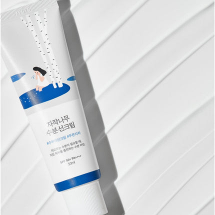 ROUND LAB Birch Juice Moisturizing Sunscreen SPF45 Broad Spectrum – Hydrating Daily UV Protection (50ml / 1.69 fl oz) - Made in Korea