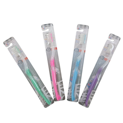 EQ Nano Silver Antibacterial Toothbrush Set (4-Pack) – Individually Wrapped – Made in Korea